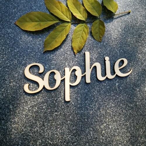 Pesonalized Acrylic Mirror Gold Wall Design Name Sign Wood Custom Baby Name Sign Wedding Birthday Party Baby Shower Shop Sign