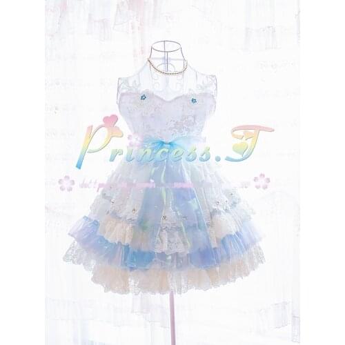Anime Love live All Menber Aqours LLSS 4th Concert Clothes Lolita Dress Cosplay Costume For Women Halloween Free Shipping 2019