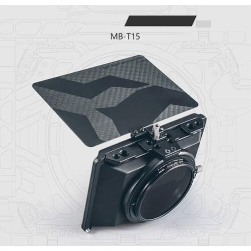 For Tilta New Portable Mini Matte Box MB-T15 for DSLR Mirrorless Camera Lens Hood Spare Parts Carbon Fiber Top Fender