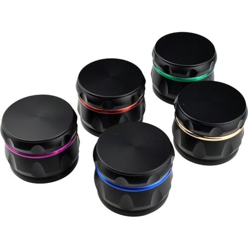 COOL Black Style Aluminum Grinder Tobacco Grinder Crusher Herb Spice Grinder Herbal Grinder Hand Muller Spice Mills