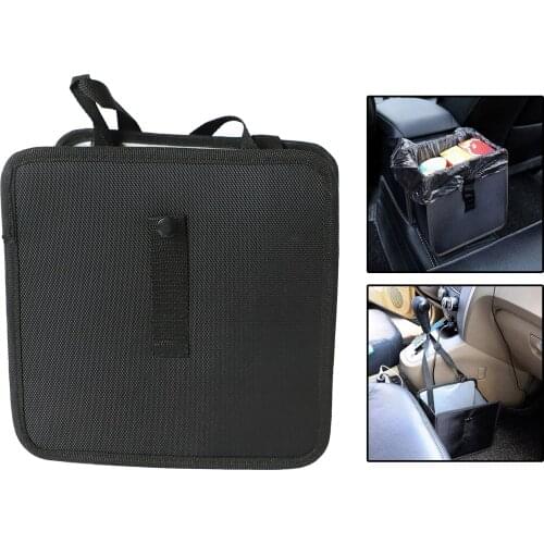 Multipurpose Auto Folding Trash Can Oxford Cloth Keep Car Clean Save Space