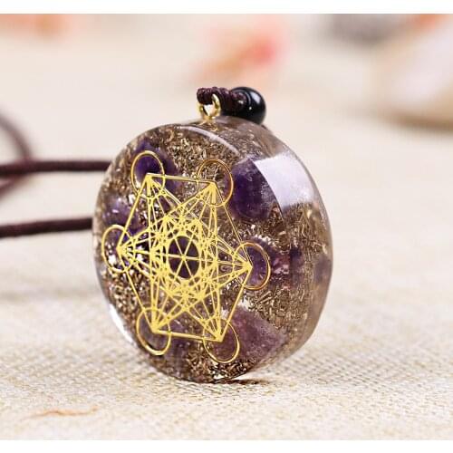 Fashion Stone Energy Pendant Meditation Jewelry Collection Brings Good Luck