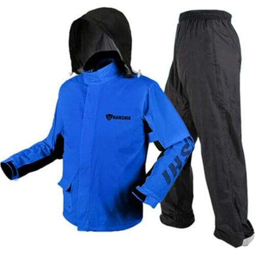Adult raincoat rain pants set split raincoat men Motorcycle Riding raincoat suit Lightweight Men and women Outdoor Fishing