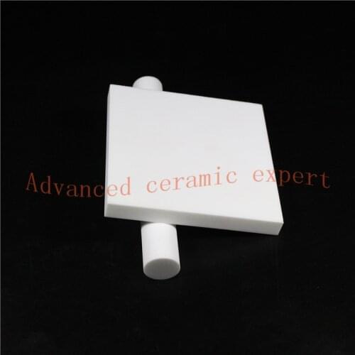 Boron Nitride Machinable Ceramic Plate/BN Refractory Ceramic Board100*100*25mm/Insulating Ceramic Plate