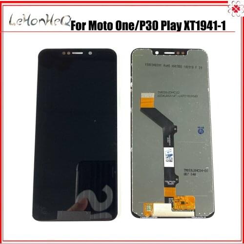 For Motorola Moto One/P30 Play LCD Display Touch Screen Digitizer For Moto P30 Play XT1941-1 XT1941-3 XT1941-4 LCD Replacement