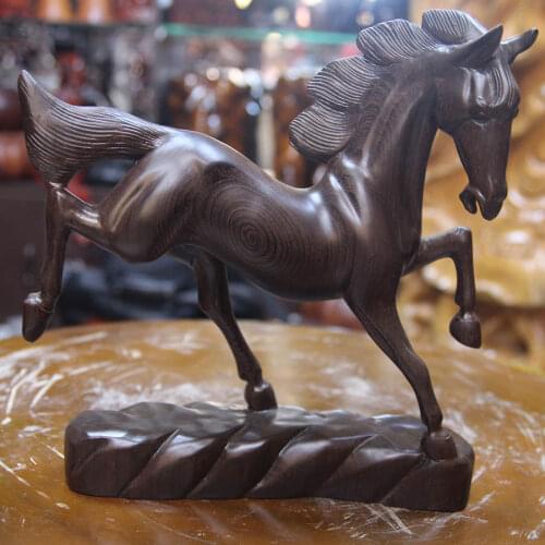 Wenge wood ornaments Pegasus collection features arts and crafts