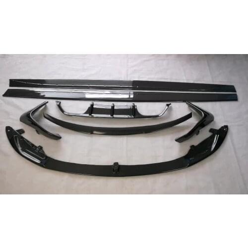 F8X M3 M4 front lip side skirts diffuser spoiler M Performance style carbon fiber body kit for BMW F80 F82 M3 M4