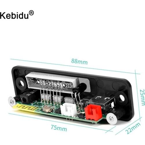 5V MP3 Decoder Board TWS Bluetooth 5.0 Wireless Audio Module Color Screen Support APE USB AUX TF FM Radio For Car accessories