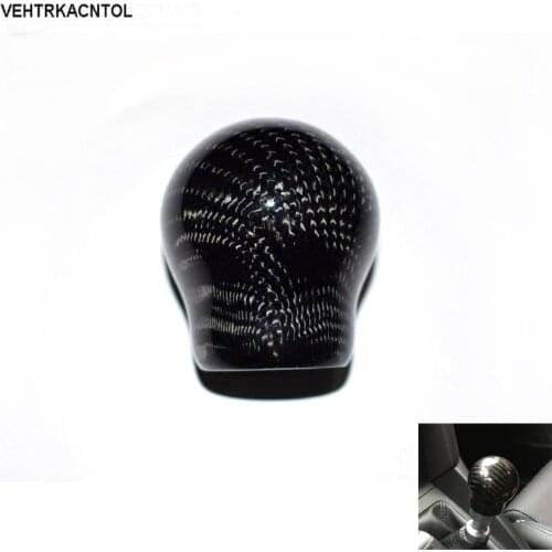 VEHTRKACNTOL Manual Racing Carbon Fiber Gear Shift Knob For Toyota GT86 Subaru BRZ WRX STI