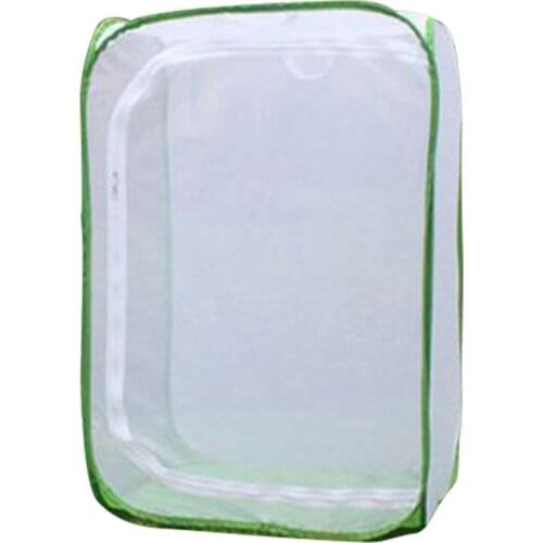 Garden Butterfly Grasshopper Seedling Incubator Mantis Folding Zipper Pet Insect Cage Net Cloth Breeding Light Transmission Tool