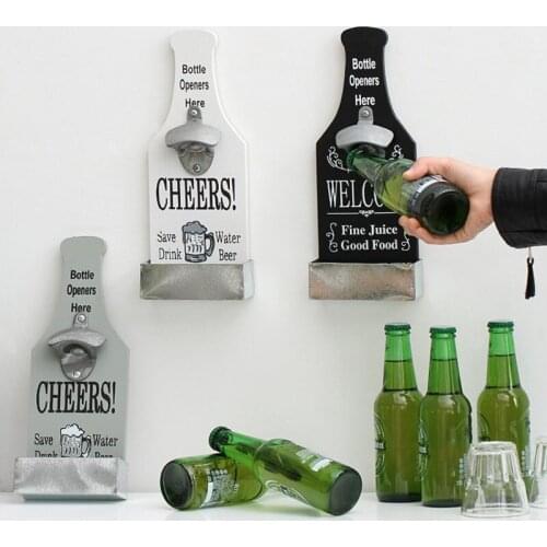 Old beer bottle opener creative storage box bar and restaurant decoration bottle opener wall decorations