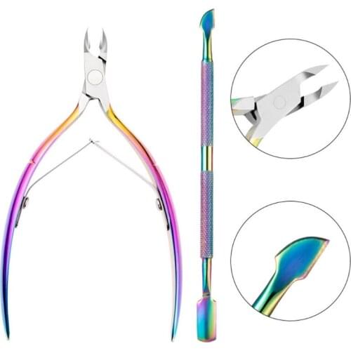 Nail Cuticle Cutter Remover Nipper Scissors Triangle Peeler Scraper Durable Dead Skin Clippers Manicure Pedicure Tools