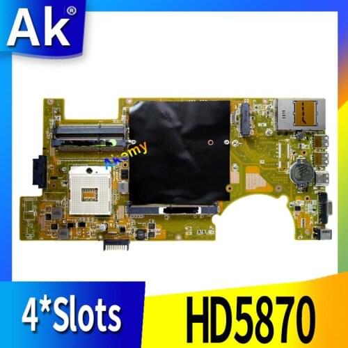 AK G73 Laptop motherboard for ASUS G73JH G73J Test original mainboard HM55 Support HD5870 4*Slots