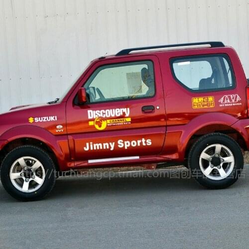 Free shpping!! Car sticker pull flower body side decoration decoration stickers FOR Suzuki jimny