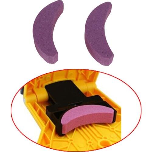 2 pcs Professional Woodworking Chainsaw Saw Teeth Sharpener Grinding Chain Stone Sharpening Tool Grinding Chain Acc
