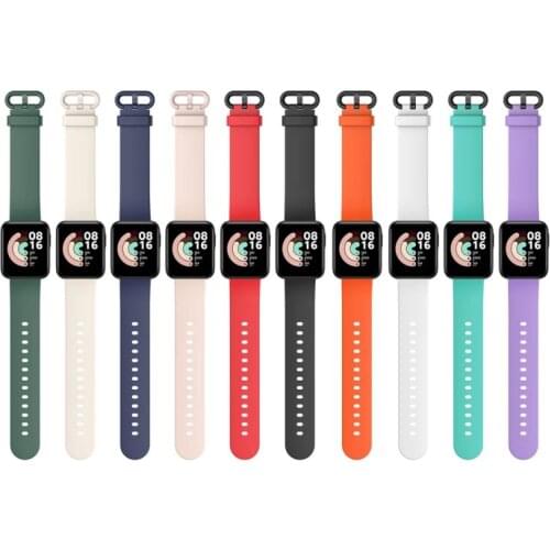 Coloful Sport Smart Watch Silicone Strap Replacement Watch Band For Women Wrist Strap For Xiaomi Redmi Mi Watch Lite