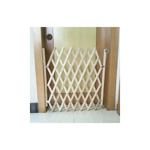 Simple install wooden fence gate fence dog doors sliding doors Wood fence railing Pet isolation child safety Simple safety grids