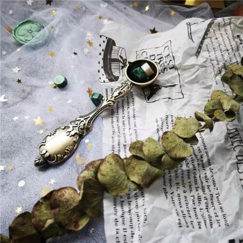 Stainless Steel Wax Spoon Retro Wax Seal Spoon Sealing Wax Spoon Stamps For Scrapbooking Wax Seal Stamp Spoon