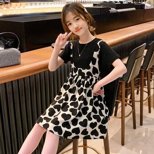 Baby Girls Summer Light Cute Dress 2021 Fashion New Childrens Clothing Teenage Kids Outfits 5 7 9 11 13 Year Beautiful Dresses