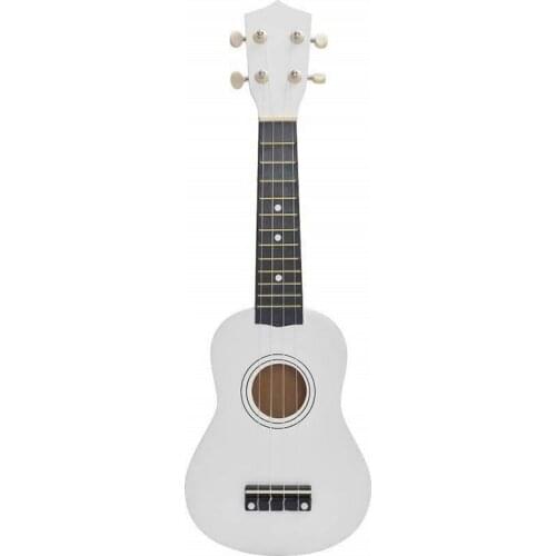 Mini 21 Inch Soprano Ukulele 12 Frets Instrument Wood Guitar Musical Ukulele Hawaiian Style Guitar for Kids Birthday