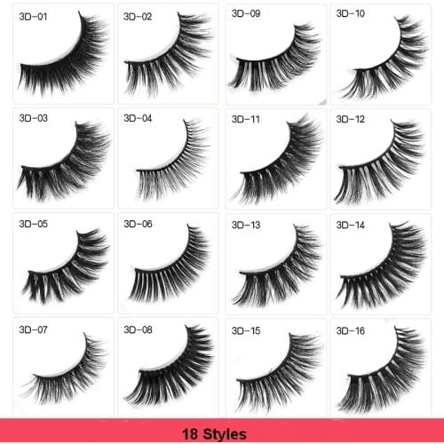 Chemical fiber false eyelashes wholesale export false eyelashes High quality eyelashes 3D stereo eyelashes