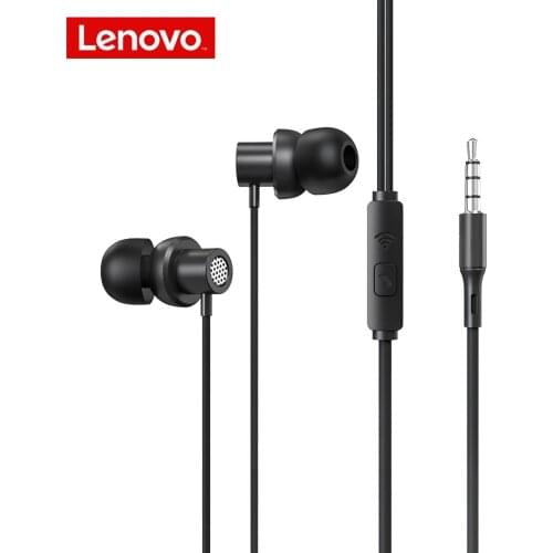 Original Lenovo TW13 Earphone 3.5 mm Headphone Stereo Bass Music Earbuds Headset w/ Mic For Xiaomi Samsung HUAWEI iPhone MP3 MP4