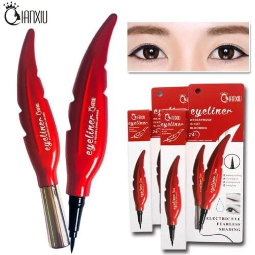 New Style Feather Eyeliner Pen Waterproof Sweat Black Quickly Dry Liquid Eye Liner