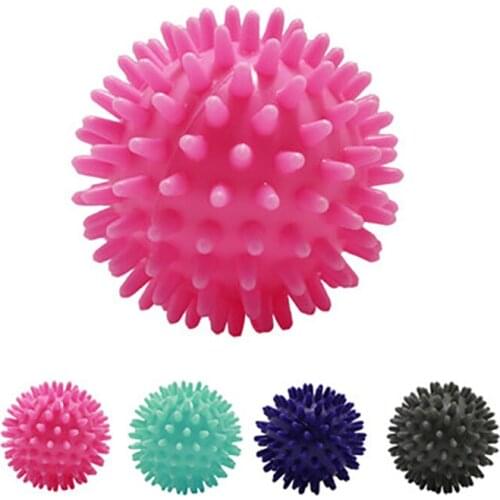 PVC Hand Massage Ball PVC Soles Hedgehog Sensory Training Grip Balls Portable Physiotherapy Catch Hard Fitness 7cm