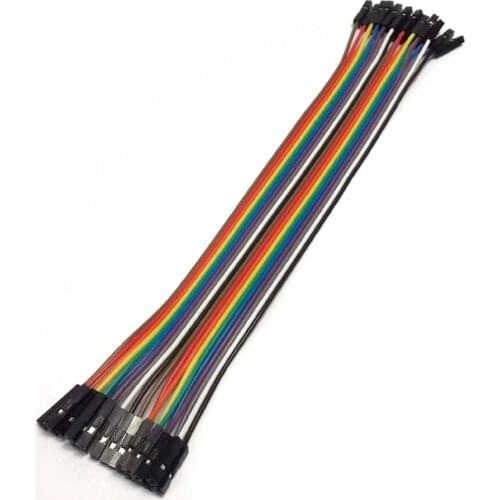 Raspberry 40P color DuPont line female to female 20CM 20piece cable free shipping