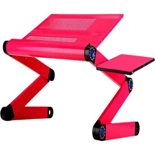 48*25cm Folding Laptop desk Bed portable tablet PC desk with USB fan