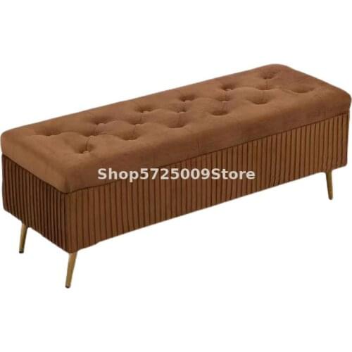 Light Luxury Shoes Changing Stool Door Household Multifunctional Storage Stool Porch Bed End Stool Shop Fitting Room Sofa Stool
