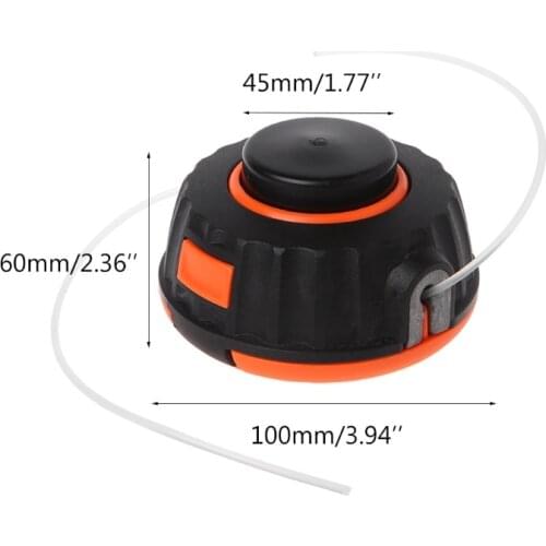 P15F Universal Garden Trimmer Head Line Pump 2 Lines Strimmer Brush Cutter Lawn Mower