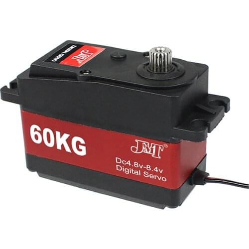 Waterproof 60KG Digital Servo Metal Gear Servo 6v-8.4v 60kg High Torque Digital 180 270 360 Degree Servo for 1/5 RC Car Parts