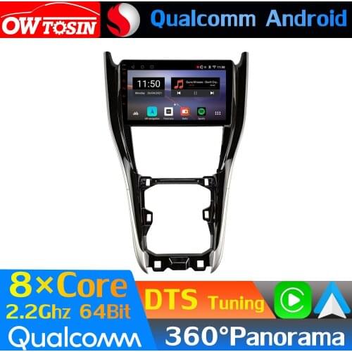 Qualcomm 8Core Android Car Media For Toyota Harrier XU60 2013-2020 GPS 360 Camera Radio CarPlay DTS HIFI DSP Optical HDMI WiFi