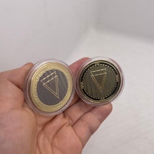 XVG VERGE GBYTE ZILLOA Non-currency Coin Physical Gold Plated Commemorative Crypto Coin Cryptocurrency Collectible Great Gift