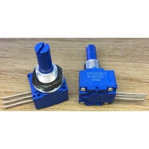 [YK] American BOURNS 91R1AR22B13 5k 91R1A-R22-B13 potentiometer adjustable resistance potentiometer single coil switch