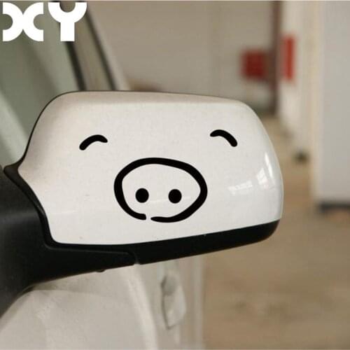 Funny Pig Vinyl Wrap Reflective Tape Stickers for Car Rearview Mirrorr Drop Shipping