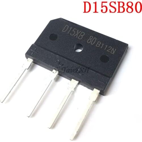 1pcs/lot D15SB80 D15XB80 D15SAB80 ZIP-4 Rectifier bridge stacking bridge flat bridge induction cooker spare parts