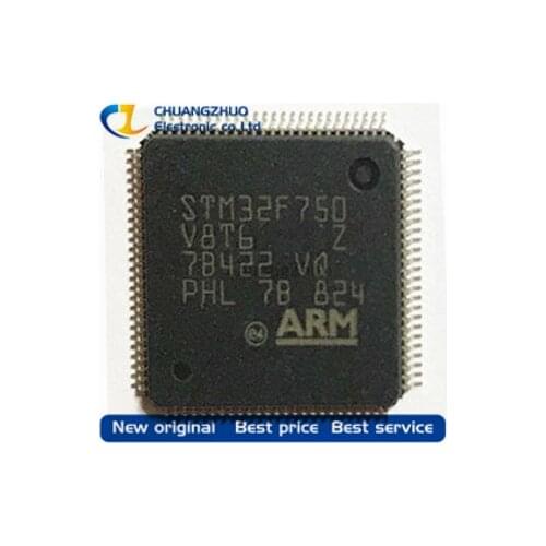 10Pcs/lot New original STM32F750V8T6 TR STM32F750 LQFP100