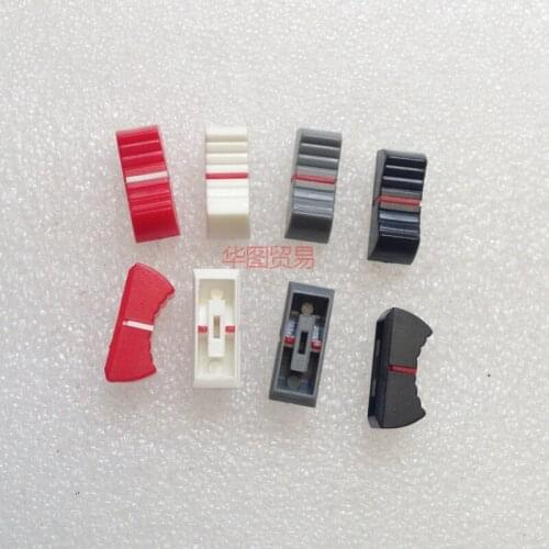 40pcs small straight slide potentiometer fader cap / micro small mixer fader knob caps / audio volume switch adjustment button