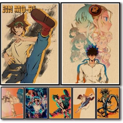 44 Designs The God of High School Kraftpaper Poster Artwork Fancy Wall Sticker for Coffee House Bar