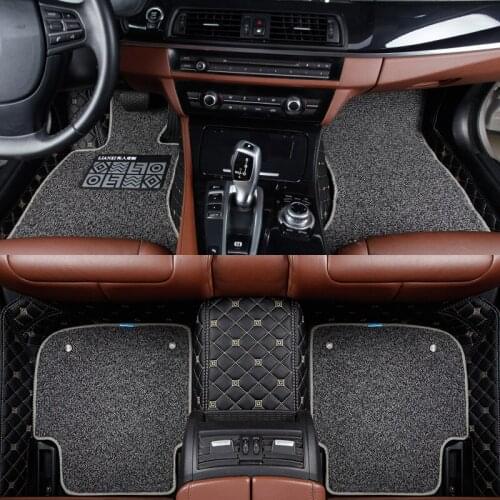 Car floor mats for Peugeot All Model 3008 206 307 207 2008 408 308 508 301 4008 RCZ 301 car styling accessorie Custom foot Pads