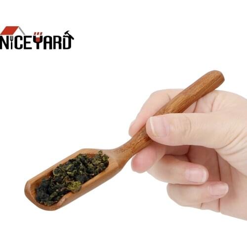 Tea Leaves Chooser Holder High Quality Spoon for Tea Honey Sauce Suger Coffee Delicate Natural Bamboo Tea Scoop Retro Style