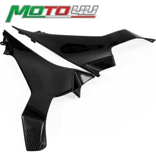 For KAWASAKI NINJA400 Carbon Fiber Motorcycle Seat Side Fairing Cowl Panel Cover Side panels For Ninja 400 2018 2019