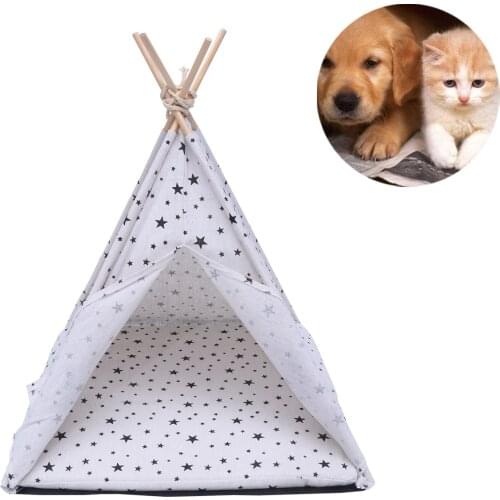 Little Pets Dog Kennel And Cat Bed House for Pets Portable Tent Washable Breathable Cage dog house playground indoor kennel