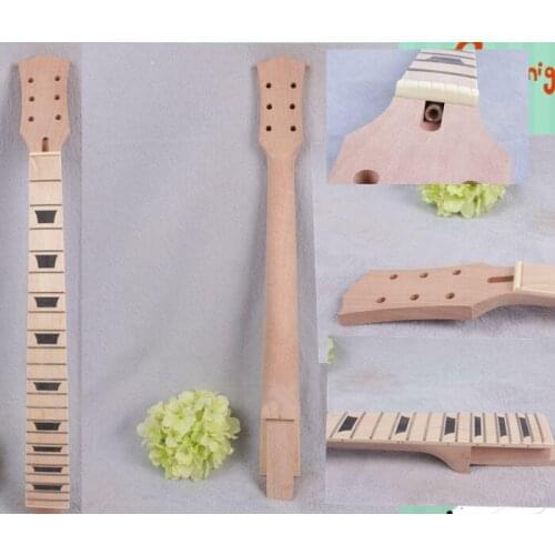 22fret 24.75inch Electric Guitar Neck Mahogany maple Fretboard Unfinished #L17