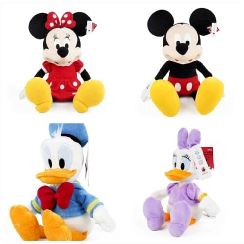 Disney Mickey Mouse Minnie Donald Duck Daisy Goofy Pluto Animal Stuffed Plush Toy Doll Birthday Gift For Children Girl Christmas