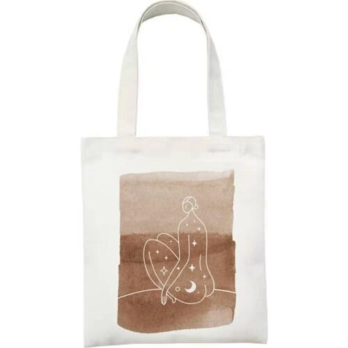 Exquisite Flowers Women Shopping Totes Bags White Canvas Bags Reusable Leisure And Environmental Protection Shoulder book Bag