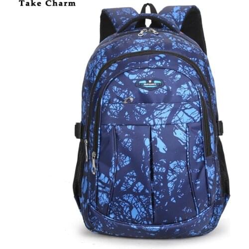 Camouflage Large Capacity Outdoor Sports Backpack Student Bag Men And Women Casual Couple Bag Nylon Waterproof Travel Backpack