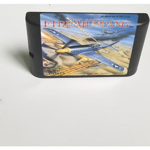 Fire Mustang - 16 Bit MD Game Card for Sega Megadrive Genesis Video Game Console Cartridge